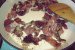 Briose aperitiv cu alune, bacon, branza albastra si dulceata de rubarba-3