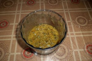 Gogosi la cuptor umplute cu kiwi, seminte de dovleac si kaki