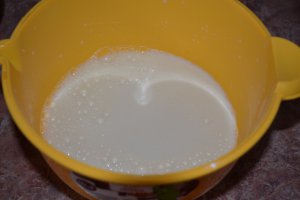 Waffe cu dulceata de afine