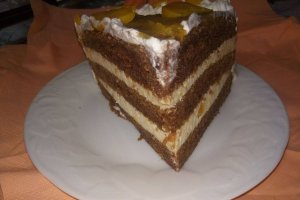 Tort cu iaurt si caise