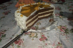 Tort cu iaurt si caise