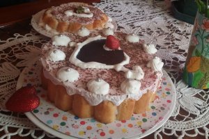 Sarlota cu capsuni pentru Sf. Valentin