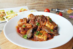 Ficatei de pui cu gnocchi de casa