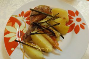 Pui cu legume la cuptor