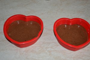 Negresa cu gem de caise si crema de branza