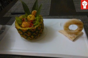 Salata de ananas cu scoici