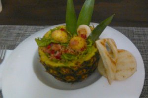Salata de ananas cu scoici