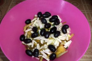 Salata orizontala cu sos de mustar