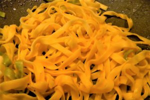 Inima cu ciuperci si fettuccine