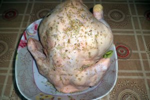 Pui cu legume la punga