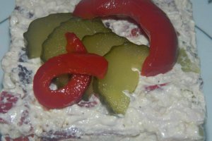 Salata de pui cu branza
