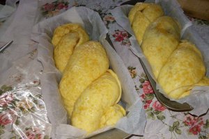 Desert cozonac fara framantare cu umplutura de nuca si cacao