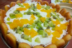 Desert tort diplomat cu fructe (1 an de Bucataras)