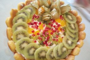 Desert tort diplomat cu fructe (1 an de Bucataras)