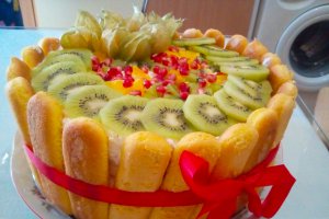 Desert tort diplomat cu fructe (1 an de Bucataras)