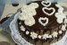 Desert tort cu crema de ciocolata neagra si alba si afine - Reteta nr. 600-7