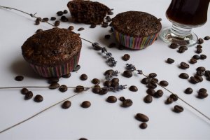 Desert briose cu dovlecel si cafea