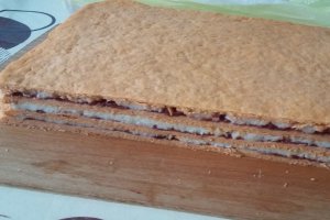 Desert prajitura din foi cu bulion