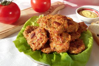 Chiftele din carne si legume, la cuptor