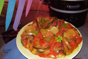 Ratatouille la slow cooker Crock-Pot