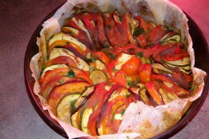 Ratatouille la cuptor