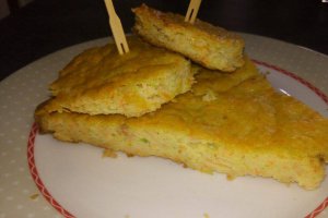 Aperitiv tarta cu dovlecei si morcovi