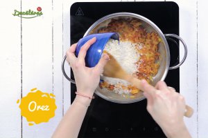 Pilaf de post cu ciuperci