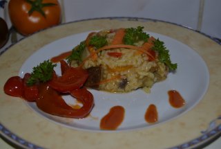 retete de post economice-Orez cu legume!