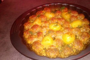 Chiftelute cu cartofi la cuptor