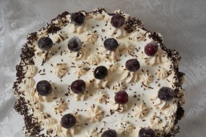 Desert tort cu mascarpone si dulce de leche