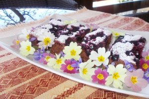 Desert negresa de post cu coacaze negre