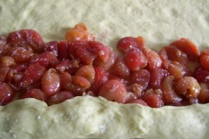 Strudel fraged cu cirese