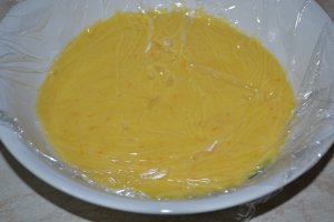 Desert tort cu crema de portocale si mure - reteta nr. 200