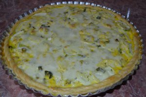 Tarta cu dovlecei si telemea