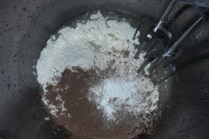 Desert negresa de post cu banane