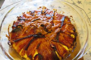 Aperitiv placinta cu bacon si cartofi