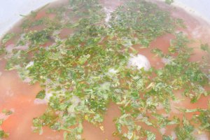 Bors cu legume si boabe