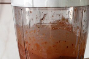 Milkshake cu fructe si cacao