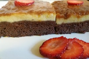 Desert chocoflan