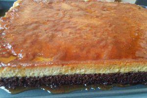 Desert chocoflan