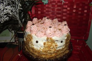 Desert tort cu banane si lapte condensat