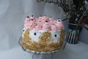 Desert tort cu banane si lapte condensat