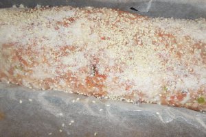 Rulada din carne tocata cu emmentaler si muschi de porc
