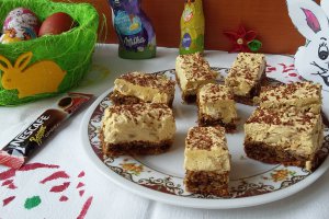 Desert prajitura cu nuca si cafea