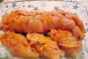 Rulada de curcan cu legume
