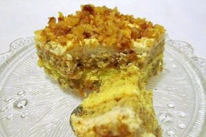 Desert prajitura cu nuca si vanilie