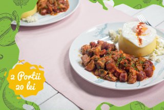 Tochitura cu mamaliguta