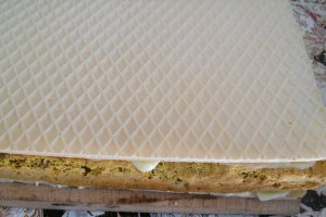 Desert prajitura cu foi de napolitana