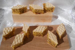 Desert prajitura cu foi de napolitana