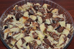 Desert budinca din resturi de cozonac
